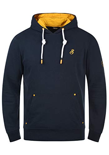 Solid SDKenan Herren Kapuzenpullover Hoodie Pullover mit Kapuze Eingrifftaschen Baumwollmischung Regular fit, Größe:M, Farbe:Insignia Blue (194010) von Solid