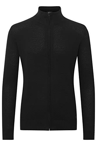 !Solid SDKody Zipper KN - 21300963ME Herren Strickjacke Cardigan Feinstrick, Größe:M, Farbe:Black (799000) von !Solid