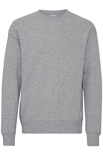 !Solid SDLenz Crew SW Herren Sweatshirt Pullover Pulli mit Rundhalsausschnitt Langarm, Größe:XL, Farbe:Light Grey Melange (1541011) von !Solid