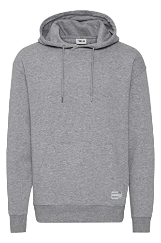 !Solid SDLenz Herren Kapuzenpullover Hoodie Sweater mit Kapuze Kordelzug Kängurutasche Rippbündchen Comfort fit, Größe:XXL, Farbe:Light Grey Melange (1541011) von !Solid