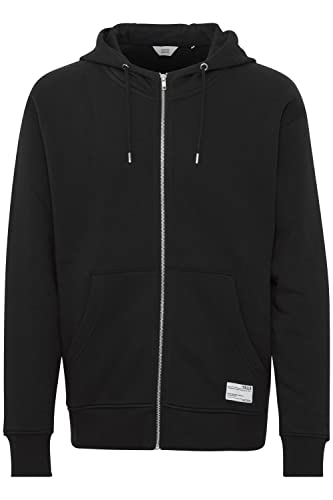 !Solid SDLenz Zipper Herren Sweatjacke Cardigan Jacke Hoodie mit Kapuze und Taschen Oversize, Größe:2XL, Farbe:True Black (194008) von !Solid