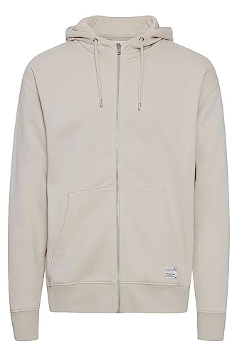 !Solid SDLenz Zipper Herren Sweatjacke Cardigan Jacke Hoodie mit Kapuze und Taschen Oversize, Größe:L, Farbe:OATMEAL (130401) von !Solid