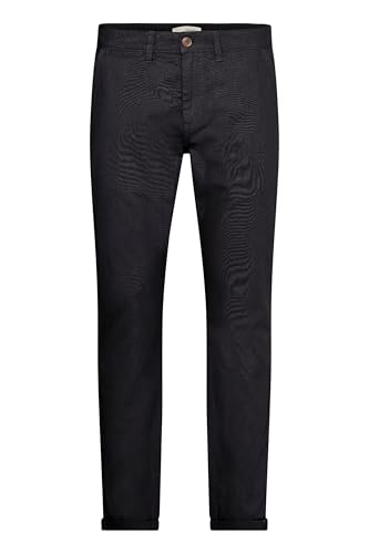 !Solid SDLoran Herren Leinenhose Lange Stoffhose Hose mit Gürtelschlaufen 5-Pocket-Form Leinenmix Regular fit, Größe:2XL, Farbe:Black (9000) von !Solid