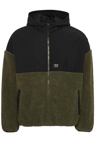 !Solid SDMarkTeddy Herren Jacke Teddy-Jacke Übergangsjacke mit Kapuze Eingrifftaschen Regular fit, Größe:S, Farbe:Ivy Green (190512) von !Solid