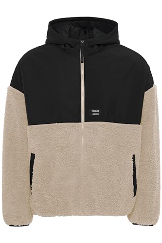 !Solid SDMarkTeddy Herren Jacke Teddy-Jacke Übergangsjacke mit Kapuze Eingrifftaschen Regular fit, Größe:XL, Farbe:Oatmeal (130401) von !Solid