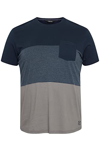 !Solid SDMingo BT Herren Big & Tall T-Shirt Kurzarm Shirt mit Streifen mit Rundhalsausschnitt, Größe:3XL, Farbe:Insignia B (791991) von !Solid