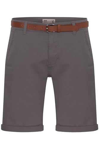 !Solid SDMontijo Chino Shorts Bermuda Kurze Hose mit Gürtel Stretch Eingriffstaschen Baumwollmischung Regular fit, Größe:XXL, Farbe:Dark Grey (2890) von !Solid