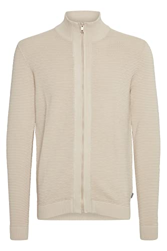 !Solid SDNicklas Herren Strickjacke Cardigan Feinstrick mit hochabschließendem Kragen aus 100% Baumwolle, Größe:XXL, Farbe:Oatmeal (130401) von !Solid