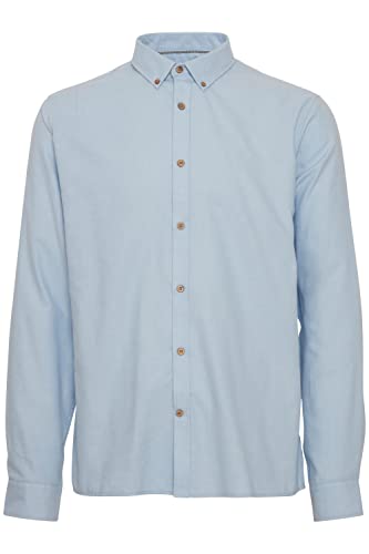 !Solid SDPete SH Herren Freizeithemd Hemd Basic Langarmhemd mit Button-Down-Kragen robuste Baumwoll-Polyester Qualität, Größe:3XL, Farbe:Quiet Harbor Melange (1740291) von !Solid
