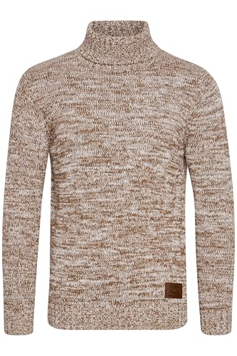 !Solid SDPhilaremo Herren Rollkragenpullover Grobstrick Pullover mit Rollkragen 100% Baumwolle Regular fit, Größe:M, Farbe:Dune (795409) von !Solid