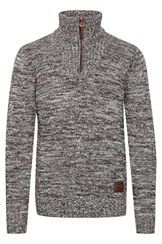 Solid SDPhilostrate Herren Strickpullover Troyer Grobstrick Pullover mit Troyerkragen 100% Baumwolle Regular fit, Größe:M, Farbe:Coffee Bean (5973) von !Solid