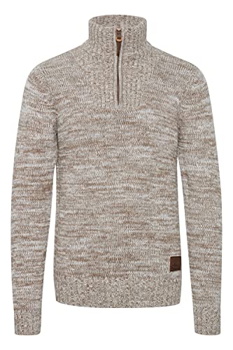 !Solid SDPhilostrate Herren Strickpullover Troyer Grobstrick Pullover mit Troyerkragen 100% Baumwolle Regular fit, Größe:S, Farbe:Dune (5409) von !Solid