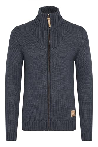 !Solid SDPoul Herren Strickjacke Cardigan Grobstrick Pullover mit Stehkragen Baumwollmischung Regular fit, Größe:2XL, Farbe:Insignia Blue Melange (8991) von !Solid