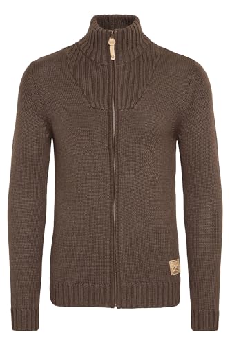 !Solid SDPoul Herren Strickjacke Cardigan Grobstrick Pullover mit Stehkragen Baumwollmischung Regular fit, Größe:S, Farbe:Coffee Bean Melange (8973) von !Solid