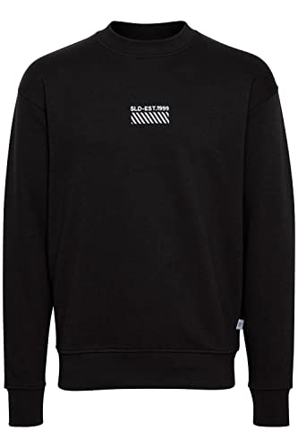 !Solid SDRubio Herren Sweatshirt Pullover Pulli mit Rundhals-Ausschnitt, Größe:XL, Farbe:True Black (194008) von !Solid