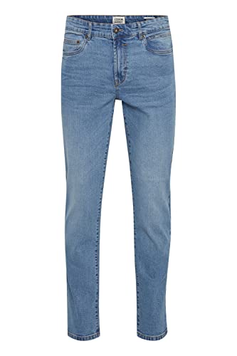 Solid SDRyder Blue 200 Blue 200 Herren Jeans Hose Denim mit Gürtelschlaufen Regular Fit, Größe:W32/32, Farbe:Light Blue Denim (700027) von Solid