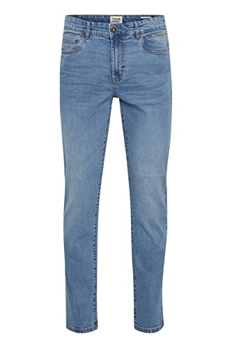 Solid SDRyder Blue 200 Blue 200 Herren Jeans Hose Denim mit Gürtelschlaufen Regular Fit, Größe:W33/32, Farbe:Light Blue Denim (700027) von Solid