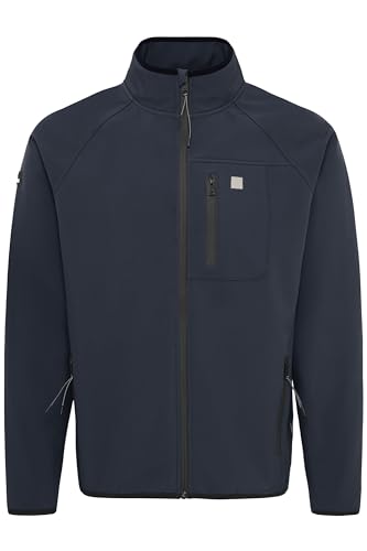 !Solid SDSolane Herren Softshell Jacke Funktionsjacke Übergangsjacke mit Stehkragen Reißverschlusstaschen Regular fit, Größe:2XL, Farbe:Insignia Blue (194010) von !Solid