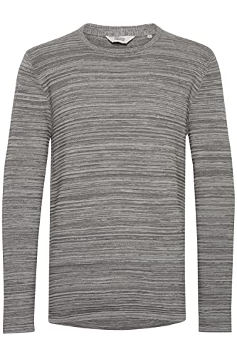 !Solid SDStruan Herren Strickpullover Feinstrick Pullover mit Rundhalsausschnitt und Struktur Strick, Größe:XL, Farbe:Grey Mel (7982363) von !Solid