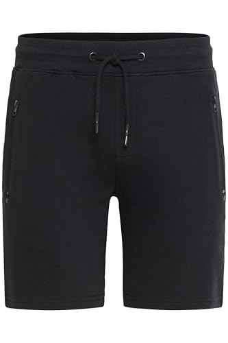 !Solid SDTaras Herren Sweatshorts Kurze Hose Jogginghose mit Kordelzug Reißverschlusstaschen Baumwollmischung Regular fit, Größe:2XL, Farbe:Black (9000) von !Solid
