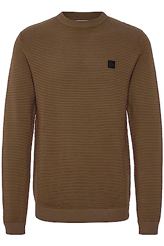 !Solid SDValencia Pullover Herren Strickpullover Feinstrick Pullover mit Rundhalsausschnitt und Struktur Strick, Größe:2XL, Farbe:Cub (181016) von !Solid