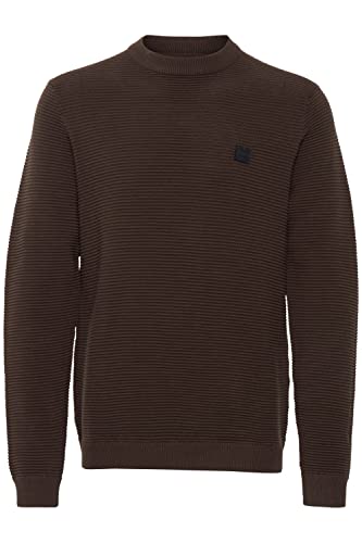 !Solid SDValencia Pullover Herren Strickpullover Feinstrick Pullover mit Rundhalsausschnitt und Struktur Strick, Größe:M, Farbe:Slate Black (190814) von !Solid