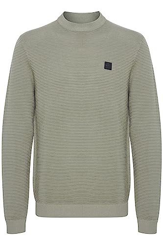 !Solid SDValencia Pullover Herren Strickpullover Feinstrick Pullover mit Rundhalsausschnitt und Struktur Strick, Größe:M, Farbe:Vetiver (170613) von !Solid