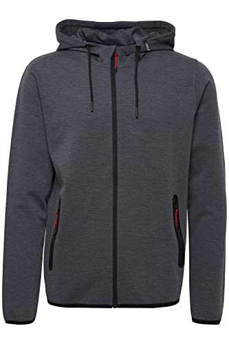 !Solid SDVidit Herren Sweatjacke Kapuzenjacke Hoodie mit Kapuze und Reißverschluss Taschen Regular, Größe:2XL, Farbe:Insignia Blue Melange (1940101) von !Solid