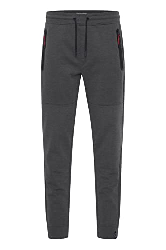 !Solid SDVinh Herren Sweatpants Jogginghose Sporthose mit Kordeln gestreift Regular Fit, Größe:L, Farbe:Dark Grey Melange (1940071) von !Solid