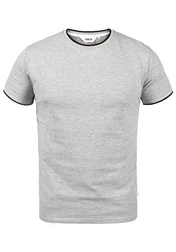 Solid Saul Herren T-Shirt Kurzarm Shirt, Größe:XXL, Farbe:Light Grey Melange (8242) von Solid