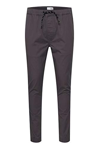 !SOLID Sinan Herren Chino Hose Stoffhose mit Rippbund und Kordelzug Slim Fit, Größe:L, Farbe:Forged Iron (193907) von !SOLID