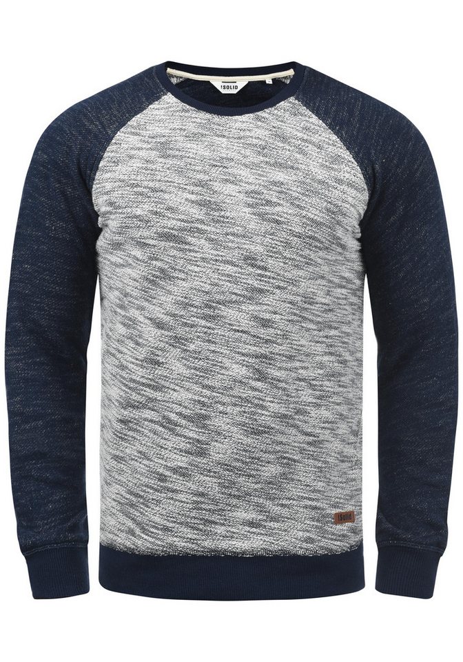 !Solid Sweatshirt SDFlocker Sweatpullover im Baseball-Look !Solid Sweatshirt SDFlocker Sweatpullover im Baseball-Look von !Solid