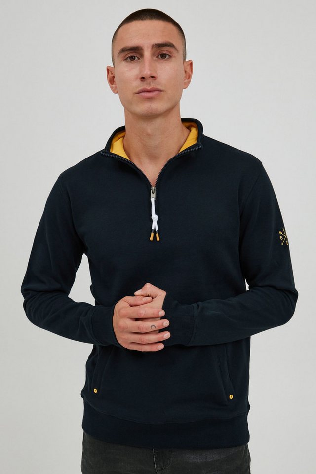 !Solid Sweatshirt SDKaran Moderner Sweater mit Troyer-Kragen von !Solid