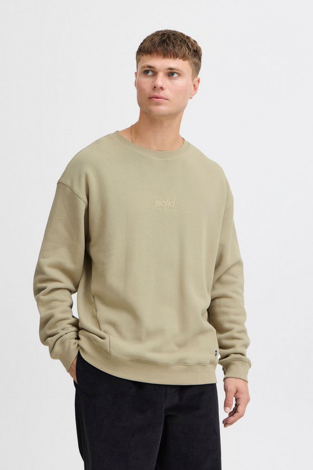!Solid Rundhalspullover SDMORIS CREW klassischer Sweater von !Solid