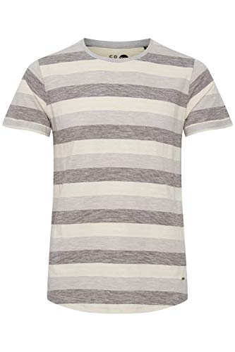 !Solid SDThicco Herren T-Shirt Kurzarm Shirt mit Streifen Rundhals-Ausschnitt 100% Baumwolle Regular fit, Größe:2XL, Farbe:Monument (2545) von !Solid