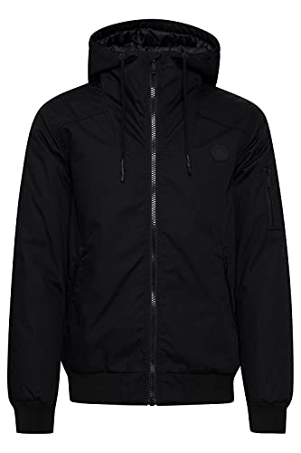 Solid Tilly Sporty Herren Übergangsjacke Herrenjacke Jacke gefüttert mit Kapuze, Größe:L, Farbe:Black (9000) von Solid