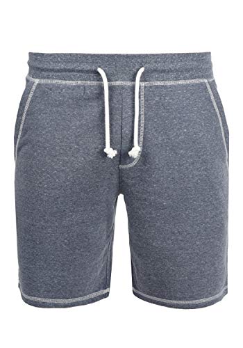 !Solid Toljan Herren Sweatshorts Kurze Hose Jogginghose Mit Melierung Und Kordel Regular Fit, Größe:XXL, Farbe:Insignia Blue Melange (8991) von !Solid