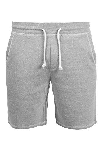 Solid Toljan Herren Sweatshorts Kurze Hose Jogginghose Mit Melierung Und Kordel Regular Fit, Größe:XXL, Farbe:Light Grey Melange (8242) von Solid