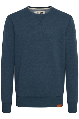 Solid Trip O-Neck Herren Sweatshirt Pullover Pulli Mit Rundhalsausschnitt Und Fleece-Innenseite, Größe:M, Farbe:Insignia Blue Melange (8991) von Solid