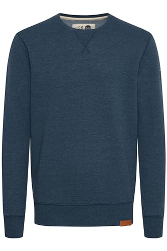 !Solid SDTrip O-Neck Herren Sweatshirt Pullover Sweater mit Rundhals-Ausschnitt Rippbündchen Baumwollmischung Regular fit, Größe:2XL, Farbe:Insignia Blue Melange (8991) von !Solid