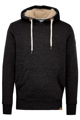 !Solid TripHood Pile Herren Kapuzenpullover Hoodie Sweatshirt Mit Teddyfutter Meliert, Größe:M, Farbe:Black Pil (P9000) von !Solid