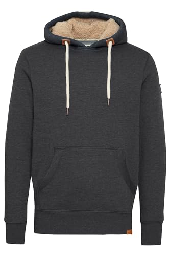 !Solid TripHood Pile Herren Kapuzenpullover Hoodie Sweatshirt Mit Teddyfutter Meliert, Größe:XXL, Farbe:D Gre Pil (P8288) von !Solid