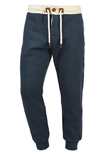 Solid TripPant Herren Sweatpants Jogginghose Sporthose mit Fleece-Innenseite und Kordel Regular Fit, Größe:L, Farbe:Insignia Blue Melange (8991) von Solid