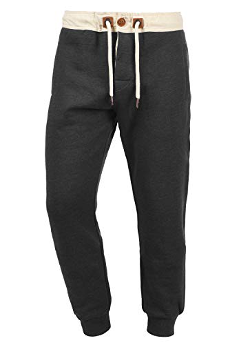 !Solid TripPant Herren Sweatpants Jogginghose Sporthose mit Fleece-Innenseite und Kordel Regular Fit, Größe:M, Farbe:Dark Grey Melange (8288) von !Solid