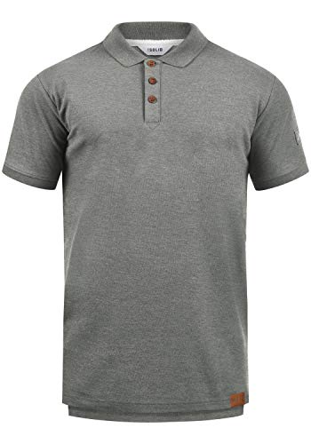 Solid TripPolo Herren Poloshirt Polohemd T-Shirt Shirt Mit Polokragen, Größe:S, Farbe:Grey Melange (8236) von Solid