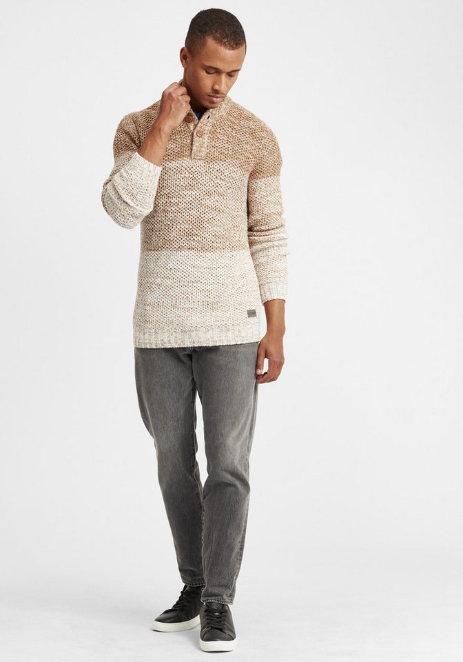 !Solid Troyer SDAfton Strickpulli mit Stehkragen von !Solid