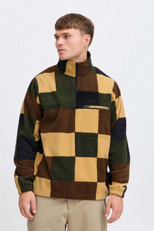 !Solid Troyer SDNOBERT gemütliche Halfzip Fleecejacke von !Solid