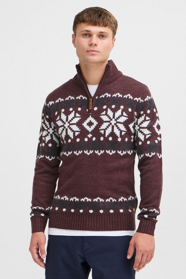 !Solid Troyer SDNorwin Strickpulli mit Norweger Strickmuster von !Solid