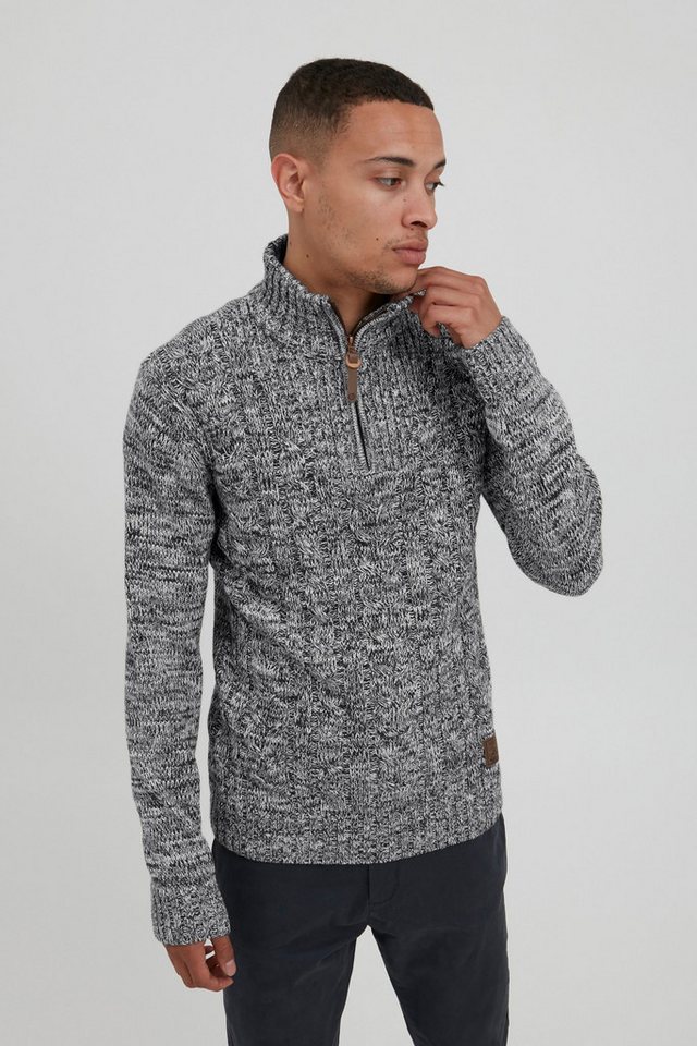 !Solid Troyer SDPankraz Strickpulli mit Zopfstrickmuster von !Solid