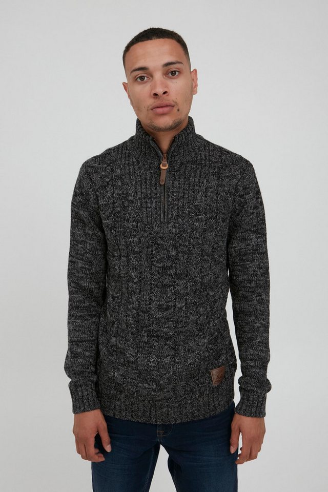 !Solid Troyer SDPankraz Strickpulli mit Zopfstrickmuster von !Solid